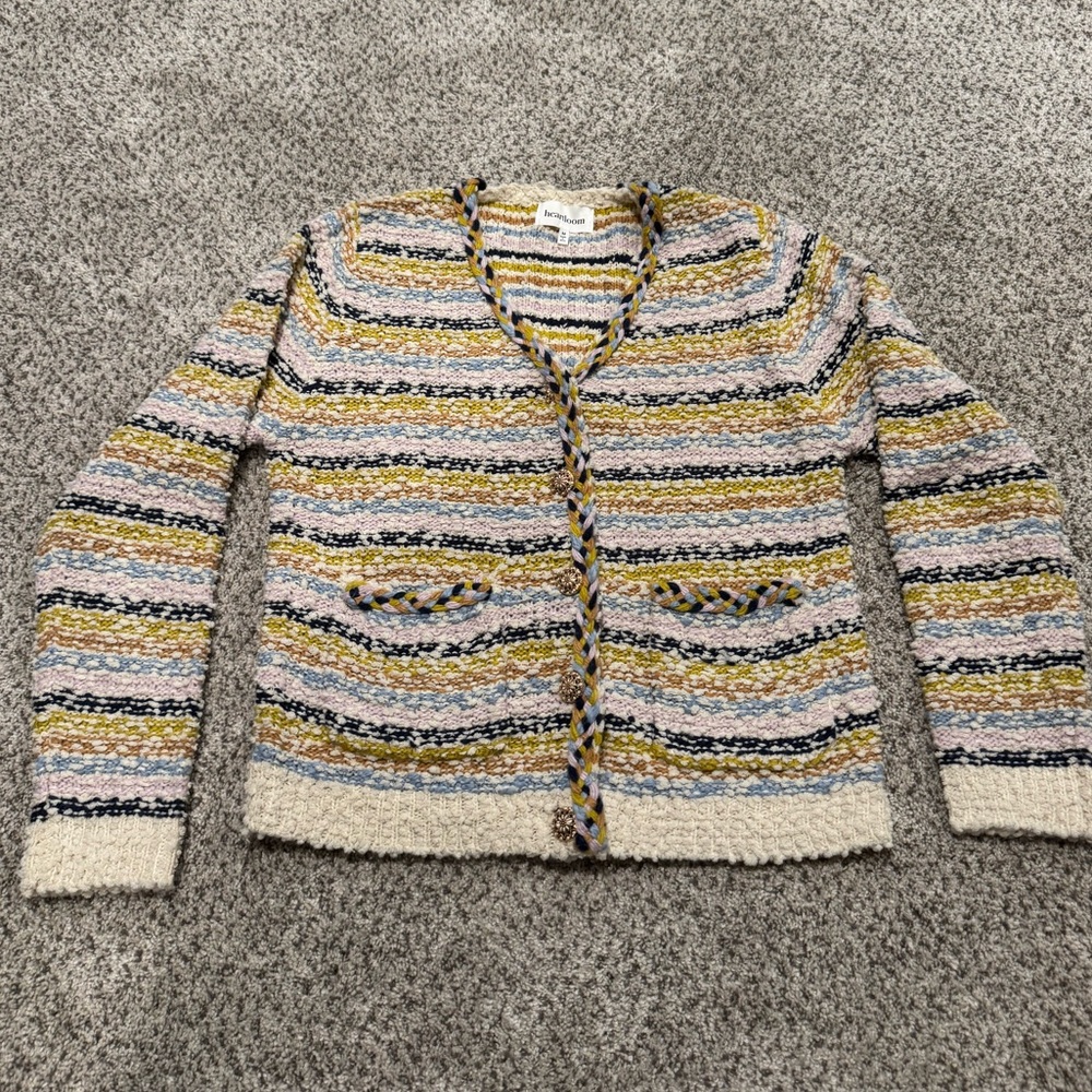 Super Cute Heartloom Multicolor Cardigan